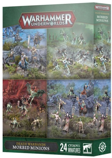 WARHAMMER - UNDERWORLDS - DEATH WARBANDS - MORBID MINIONS (24 CITADEL MINIATURES)