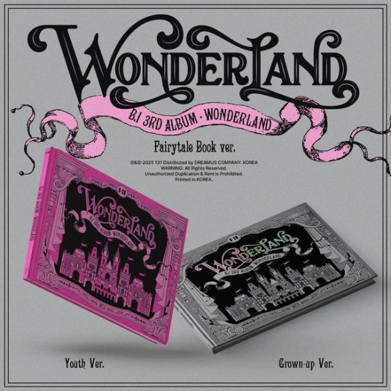 B.I 3RD ALBUM – WONDERLAND (Fairytale Book Ver.) (Random)