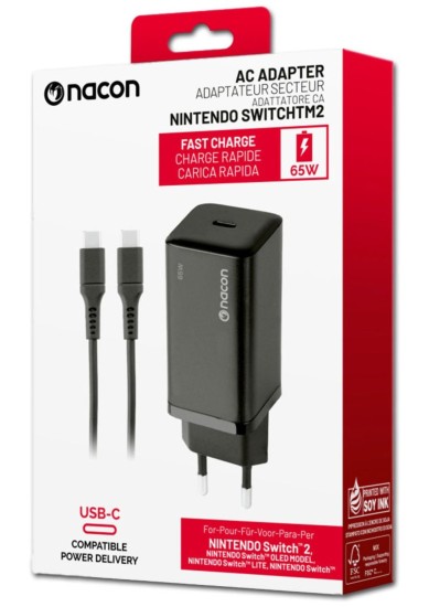 NACON AC ADAPTER USB-C (SWITCH 2)