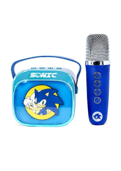 OTL - SONIC THE HEDGEHOG POPSING LED LIGHT UP WIRELESS KARAOKE SPEAKER WITH MICROPHONE