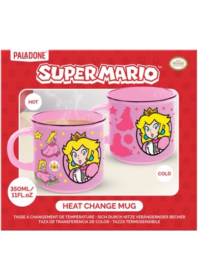 PALADONE: SUPER MARIO - PRINCESS PEACH HEAT CHANGE MUG