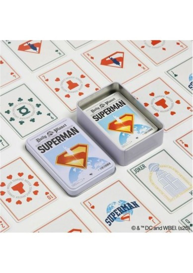 PALADONE: DC SUPERMAN - PLAYING CARDS IN A TIN