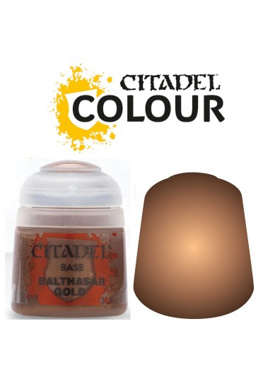 CITADEL PAINT - WH COLOUR - (BASE) BALTHASAR GOLD (12ML)