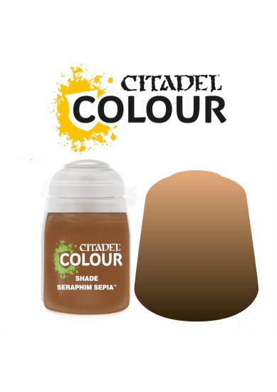 CITADEL PAINT - WH COLOUR (SHADE) SERAPHIM SEPIA (18ML)