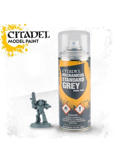CITADEL SPRAY - COLOUR MECHANICUS STANDARD GREY
