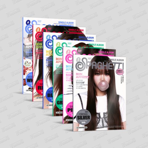 LE SSERAFIM – 1st Single Album [SPAGHETTI] (COMPACT Ver.) (random)