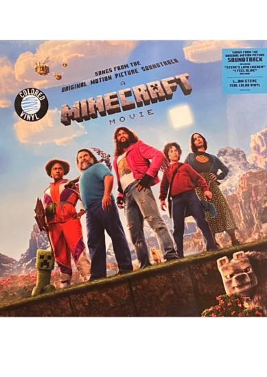 Various – A Minecraft Movie (Songs From The Original Motion Picture Soundtrack) (Vinyl, LP, Compilation, Stereo, Teal [I...Am Steve])