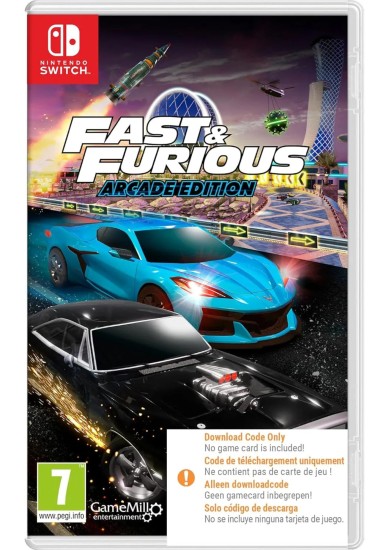 FAST & FURIOUS ARCADE EDITION (DOWNLOAD CODE ONLY) (SWITCH)