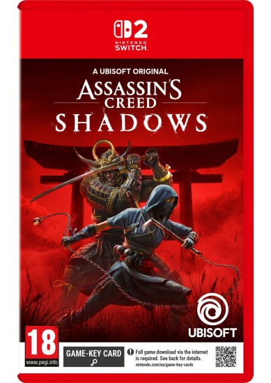 ASSASSINS CREED SHADOWS (GAME-KEY CARD) (SWITCH 2)