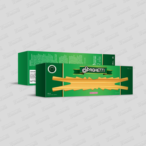 LE SSERAFIM – 1st Single Album [SPAGHETTI] (KNOCKING BASIL)