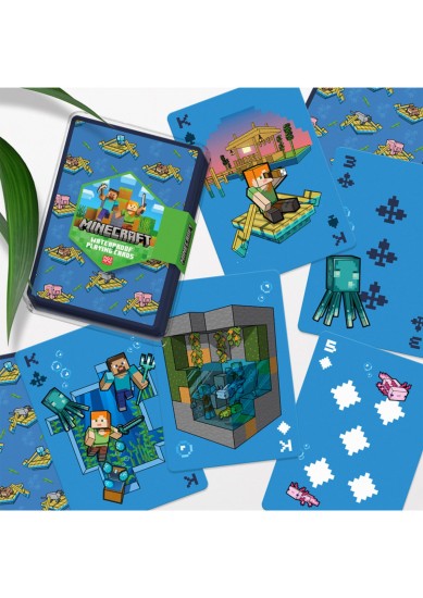 PALADONE: MINECRAFT - WATERPROOF PLAYING CARDS