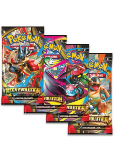 POKEMON TRADING CARD GAME  – MEGA EVOLUTIONS - BOOSTER PACK