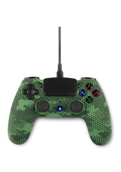 SPARTAN GEAR - HOPLITE 2 WIRED CONTROLLER (COMPATIBLE WITH PC AND PLAYSTATION 4) (COLOR: GREEN CAMO)