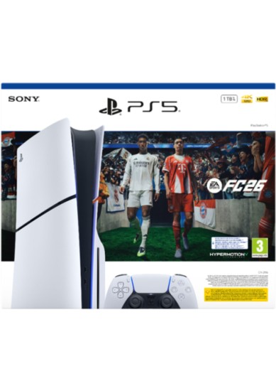 PS5 Console Slim e Chassis/UK Bandle wtih (FC26)