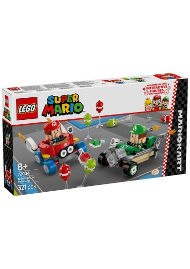 LEGO® SUPER MARIO™: MARIO KART™ – BABY MARIO VS. BABY LUIGI