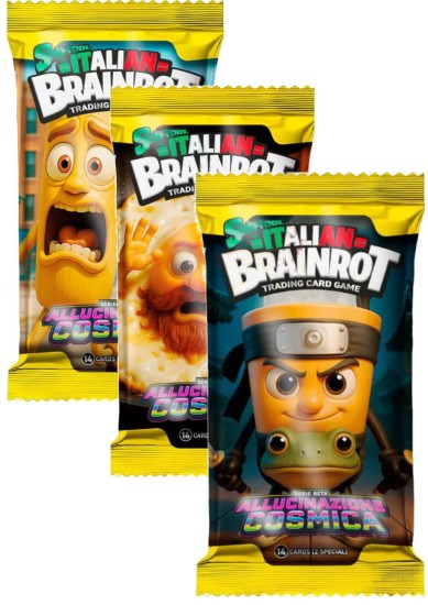 SKIFIDOL ITALIAN BRAINROT TRADING CARD GAME SERIE BETA TRADING CARD GAME