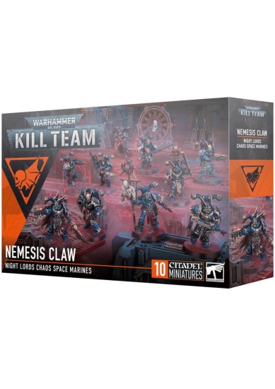 WARHAMMER 40.000 - KILL TEAM CHAOS - CHAOS SPACE MARINES - NEMESIS CLAW (10 CITADEL MINIATURES)