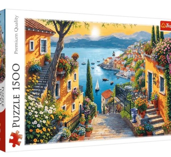 Trefl, puzzle, Nadmorski widok 1500