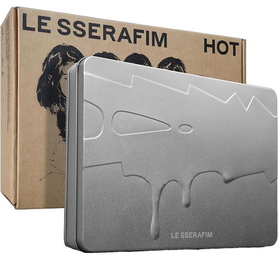 LE SSERAFIM 5th Mini Album – HOT (TIN CASE Ver.)