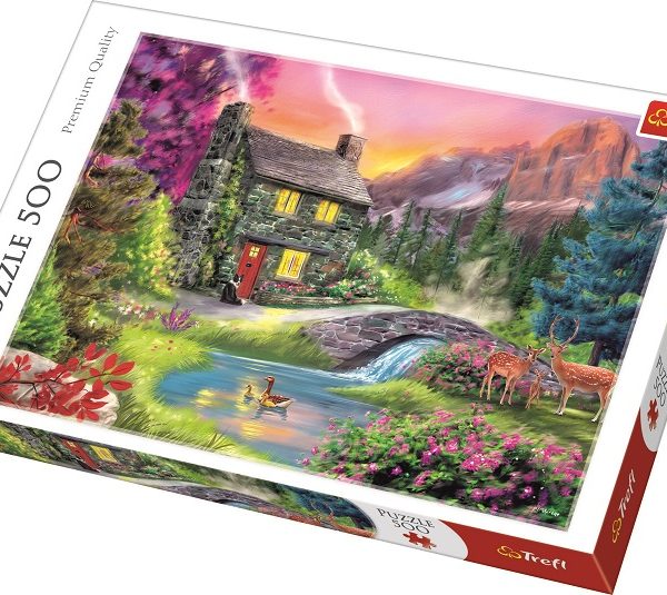 Trefl 500 Piece Adult Large Mountain Idyll Nature Bright Colours Jigsaw Puzzle