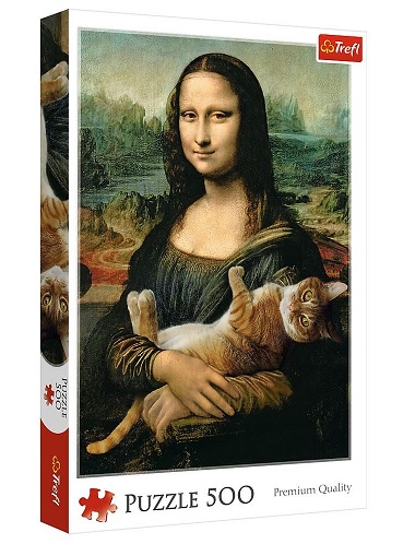 Trefl, puzzle, Mona Lisa 500