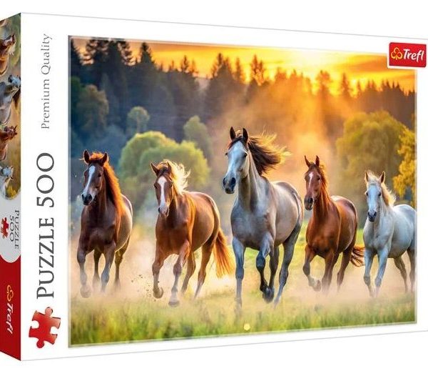 Trefl Puzzle - 500 - Horses