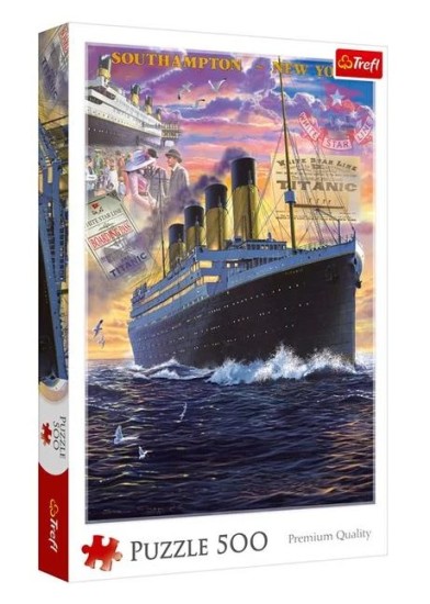 Trefl, puzzle, TITANIC 500