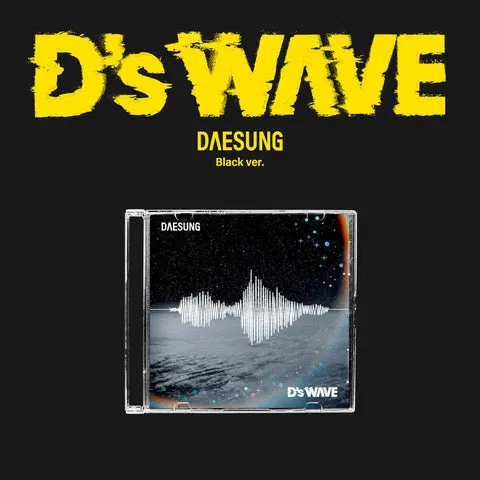 DAESUNG (BIG BANG) 1st Mini Album – D’s WAVE (Black Ver.)