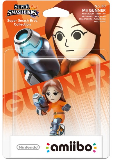 AMIIBO MII GUNNER #50 (SUPER SMASH BROS)