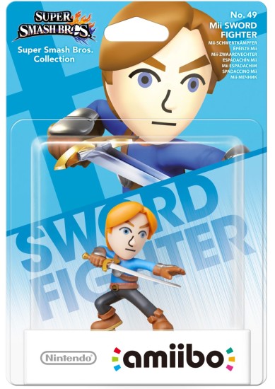 AMIIBO MII SWORD FIGHTER #49 (SUPER SMASH BROS)