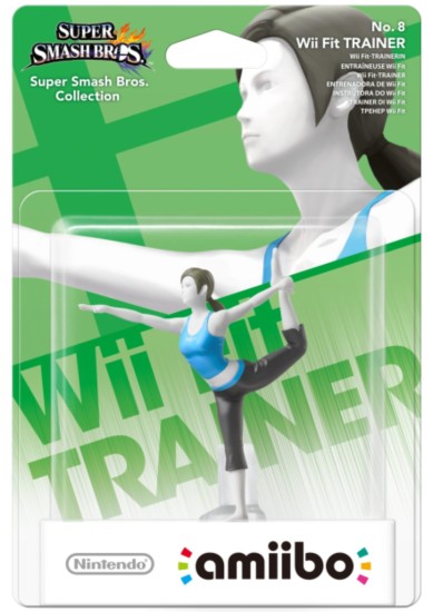AMIIBO WII FIT TRAINER #8 (SUPER SMASH BROS)
