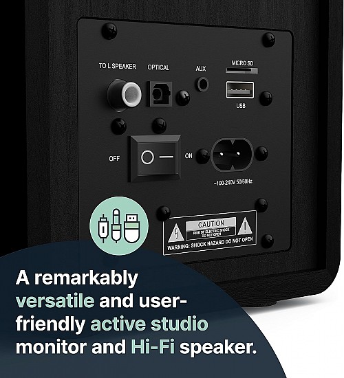 MAJORITY D40X Active Speakers 70W 4” BT/USB/SD (pair) - Image 7