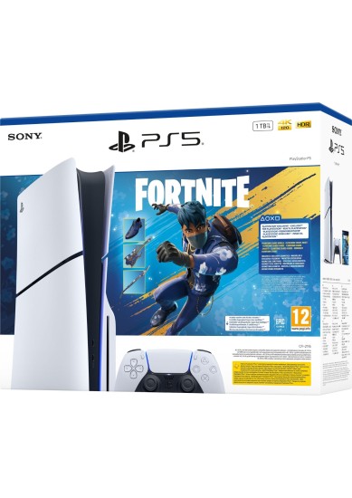 PS5 Console Slim e Chassis/UK Bandle wtih (Fortnite)