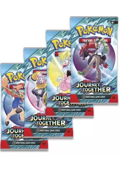 POKEMON TRADING CARD GAME  – SCARLET & VIOLET - JOURNEY TOGETHER - BOOSTER PACK