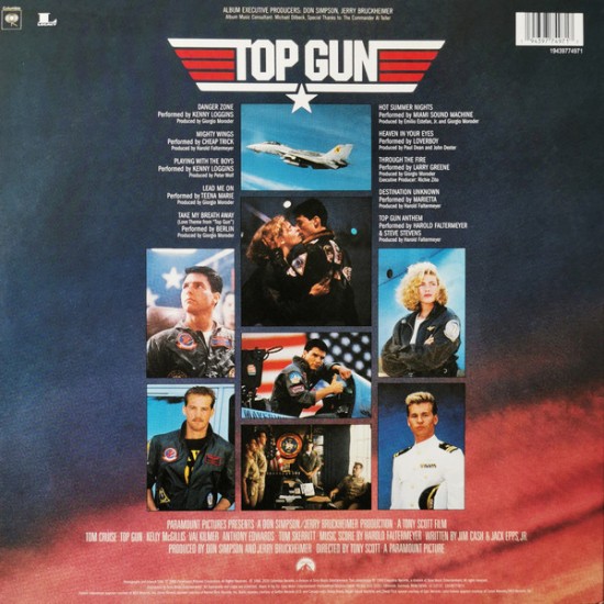 Various – Top Gun Original Motion Picture Soundtrack (Vinyl, LP, Album, Limited Edition, Picture Disc) - Image 2