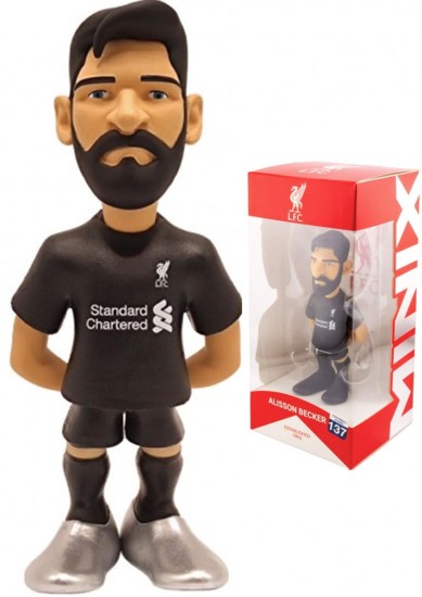 MINIX COLLECTIBLE FIGURINES: FOOTBALL STARS - LIVERPOOL ALISSON FIGURE 12CM