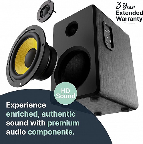 MAJORITY D40X Active Speakers 70W 4” BT/USB/SD (pair) - Image 8