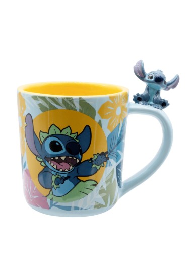 ABYSSE DISNEY: LILO & STITCH - HAWAIIAN STITCH 3D HANDLE MUG