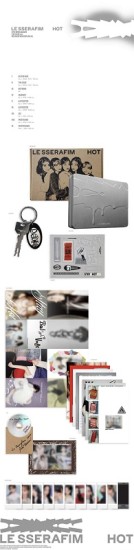 LE SSERAFIM 5th Mini Album – HOT (TIN CASE Ver.) - Image 2