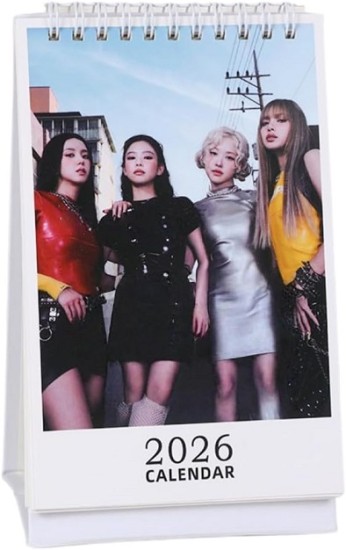 BLACKPINK Army Desk Calendar 2026, 13 x 23 cm, Desktop Jump Calendar, Photo Calendar, Blink Block Calendar
