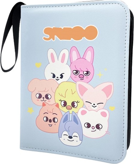 Stay Kids Photocard Binder, SKZOO Cute Cartoon Photocards Holder, SKZOO Trading Card Album for 400 Skz Photocards, K-pop Merch Gifts for Stay