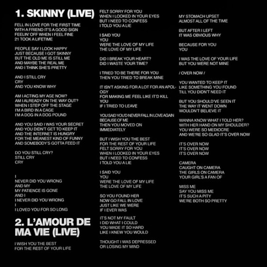 Billie Eilish – Live (Vinyl, 10", 33 ⅓ RPM, EP, Record Store Day, Stereo) - Image 2