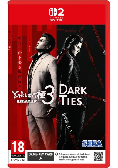 YAKUZA KIWAMI 3 & DARK TIES (GAME-KEY CARD) (SWITCH 2)