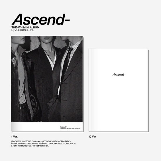 ZEROBASEONE – The 6th Mini Album - Ascend- (Photobook Ver.) (Random)