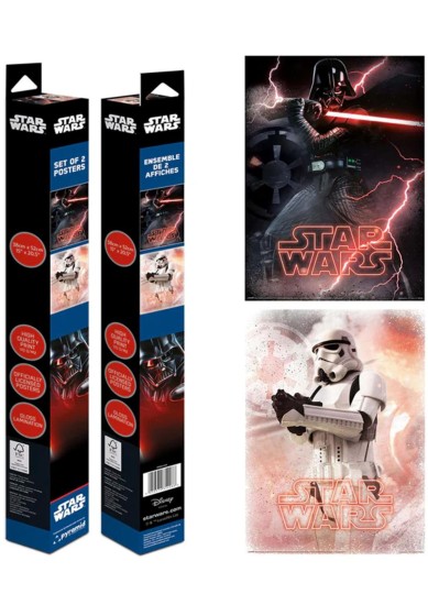 PYRAMID: DISNEY - STAR WARS POSTER SET (52X38CM)