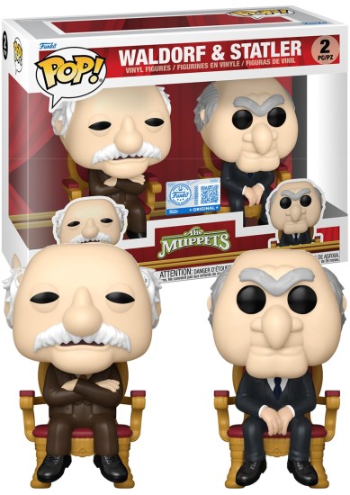 FUNKO POP! 2-PACK: THE MUPPETS - WALDORF & STATLER (SPECIAL EDITION) VINYL FIGURES
