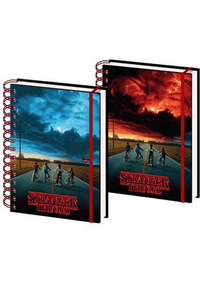 PYRAMID STRANGER THINGS - MIND FLAYER 3D COVER A5 WIRO NOTEBOOK