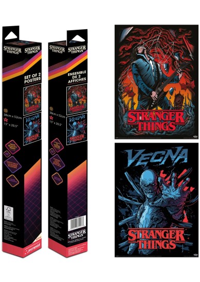 PYRAMID: STRANGER THINGS POSTER SET (52X38CM)
