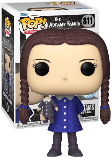 FUNKO POP! TELEVISION: #811 THE ADDAMS FAMILY - WEDNESDAY ADDAMS (DIAMOND GLITTER) (BLACK)
