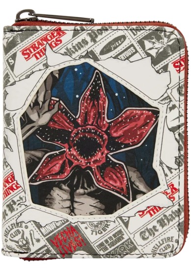 LOUNGEFLY NETFLIX: STRANGER THINGS ZIP AROUND WALLET